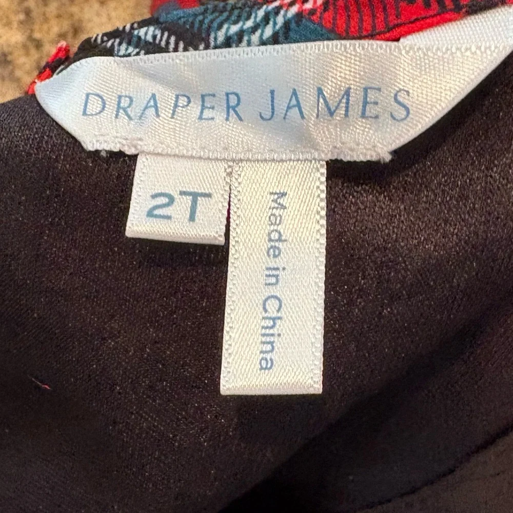 Draper‎ James Red Plaid Dress Size 2T